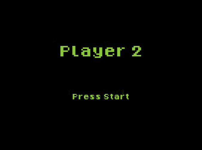 Player 2; Press Start