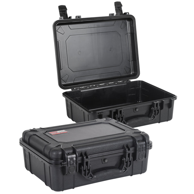 Go Rhino XVenture Gear Hard Case - Large 20in. / Lockable / IP67 / Automatic Air Valve - Tex. Black