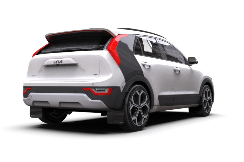 Rally Armor 2023 Kia Niro SG2 Black UR Mud Flap Dark Grey Logo