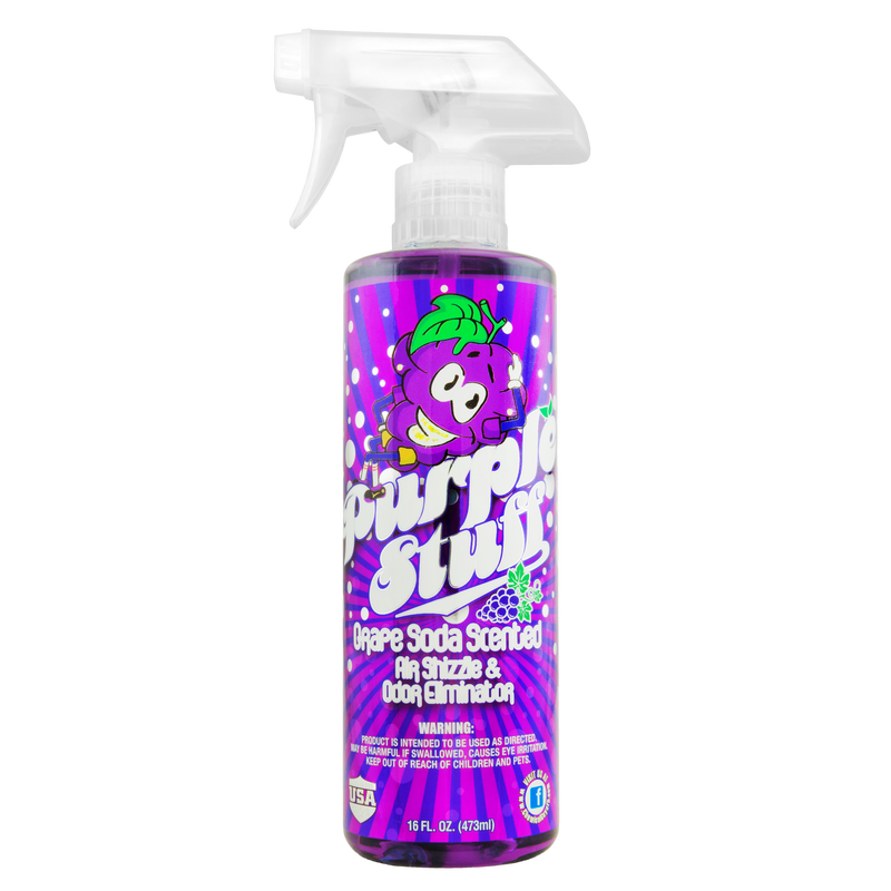 Chemical Guys Purple Stuff Grape Soda Air Freshener & Odor Eliminator - 16oz