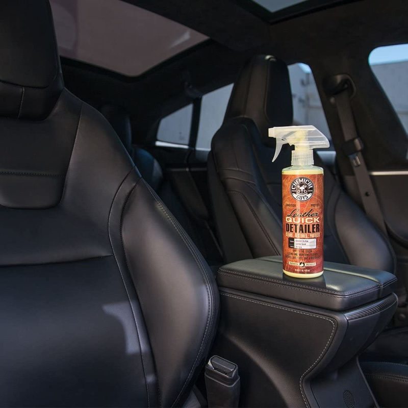 Chemical Guys Leather Quick Detailer Care Spray - Matte Finish - 16oz