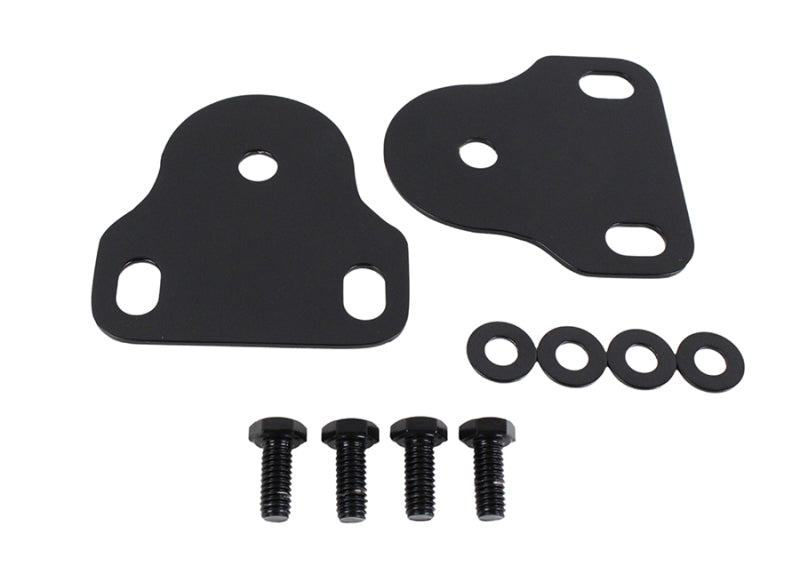 Kentrol 76-95 Jeep CJ/Wrangler YJ Interior Windshield Brackets Pair - Powdercoat Black