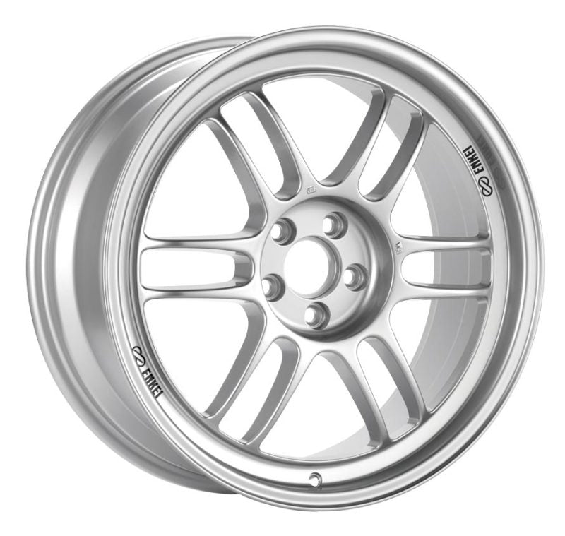 Enkei RPF1 18x8.5 5x114.3 40mm Offset 73mm Bore Silver Wheel G35/350z