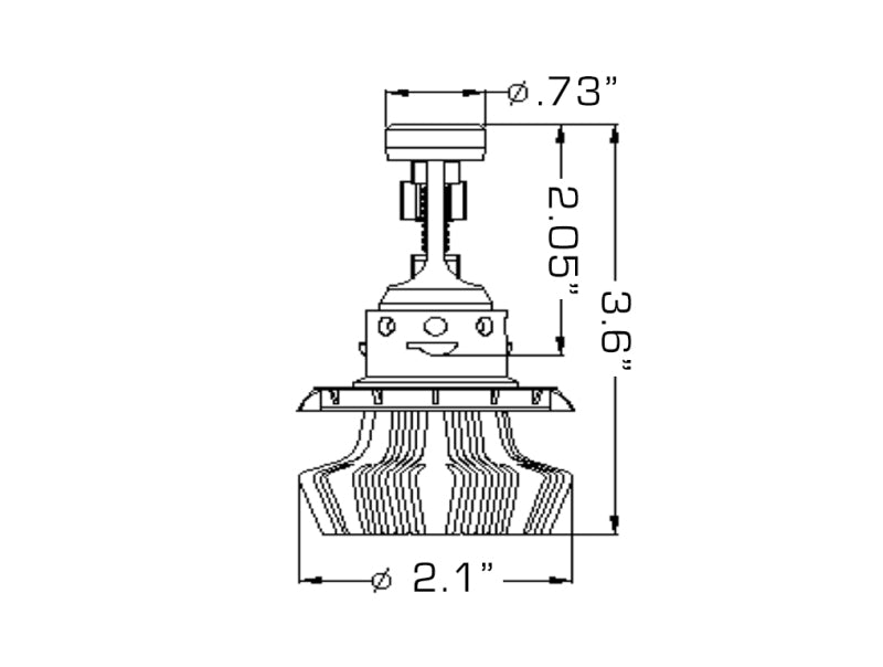 Oracle H13 4000 Lumen LED Headlight Bulbs (Pair) - 6000K