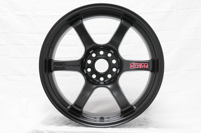 Gram Lights 57DR 19x9.5 +35 5-114.3 Semi Gloss Black Wheel