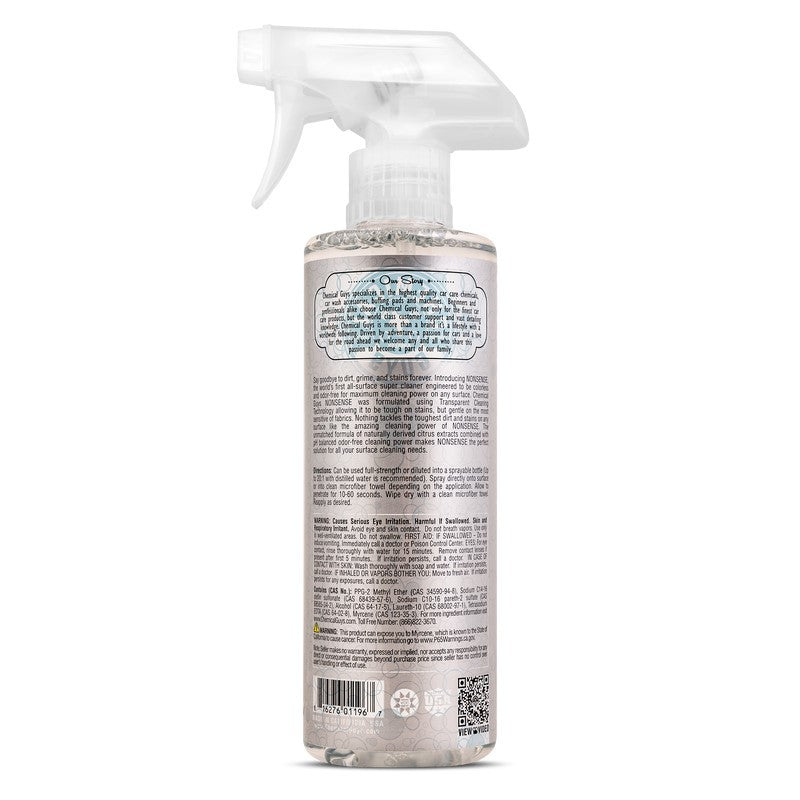 Chemical Guys Nonsense Colorless & Odorless All Surface Cleaner - 16oz