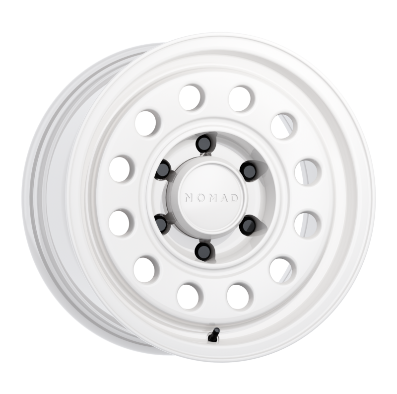 Nomad N501SA Convoy 17x8.5in / 6x139.7 BP / -10mm Offset / 106.1mm Bore - Gloss White Wheel