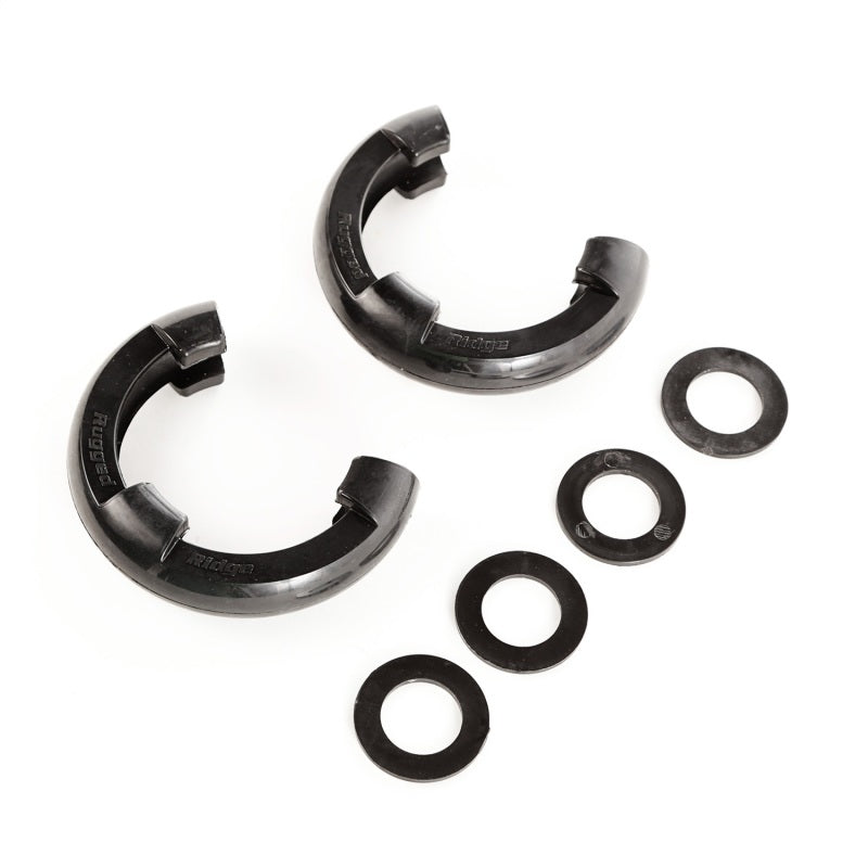 Rugged Ridge Black 7/8in D-Ring Isolator Kit