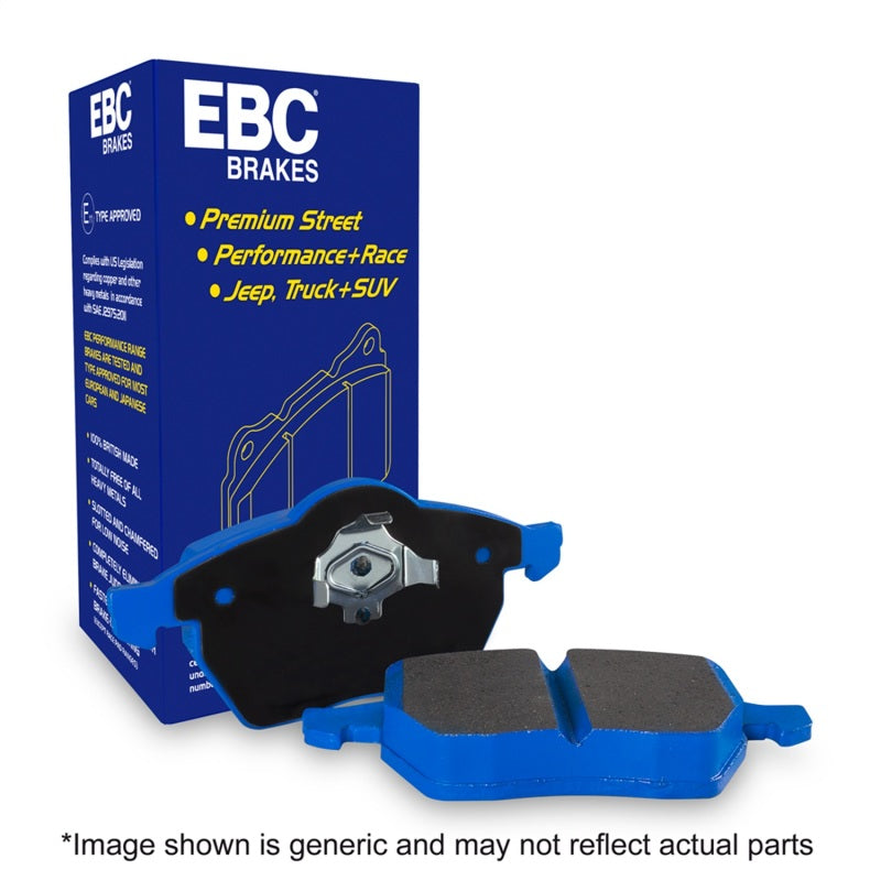 EBC 11+ Mclaren MP4-12C 3.8 Twin Turbo Bluestuff Rear Brake Pads