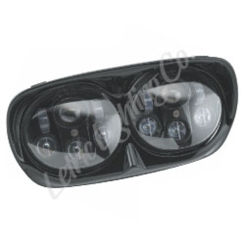 Letric Lighting 98-13 Glide Models LED Black Headlight & Housing Dual 5.75 Projector Lamps