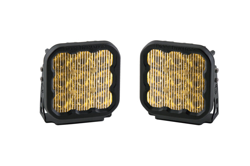 Diode Dynamics SS5 LED Pod Pro - Yellow Driving (Pair)